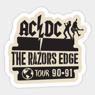 AC-DC Razors Edge Tour90-91 Sticker